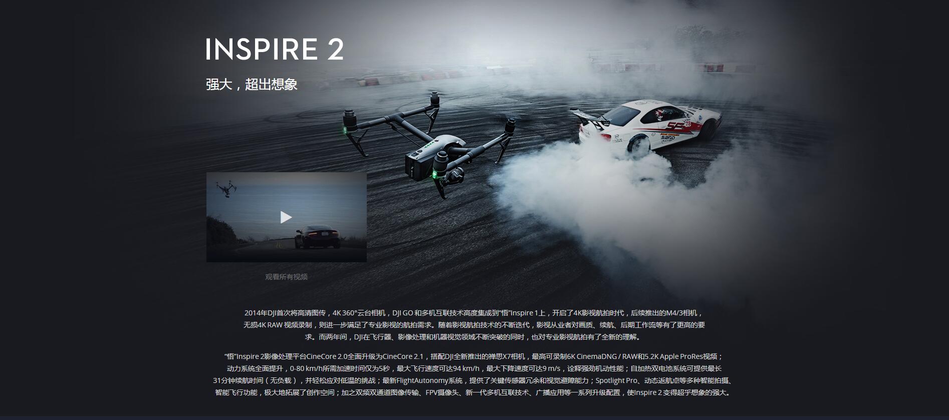 大疆無人機(jī)悟 Inspire 2